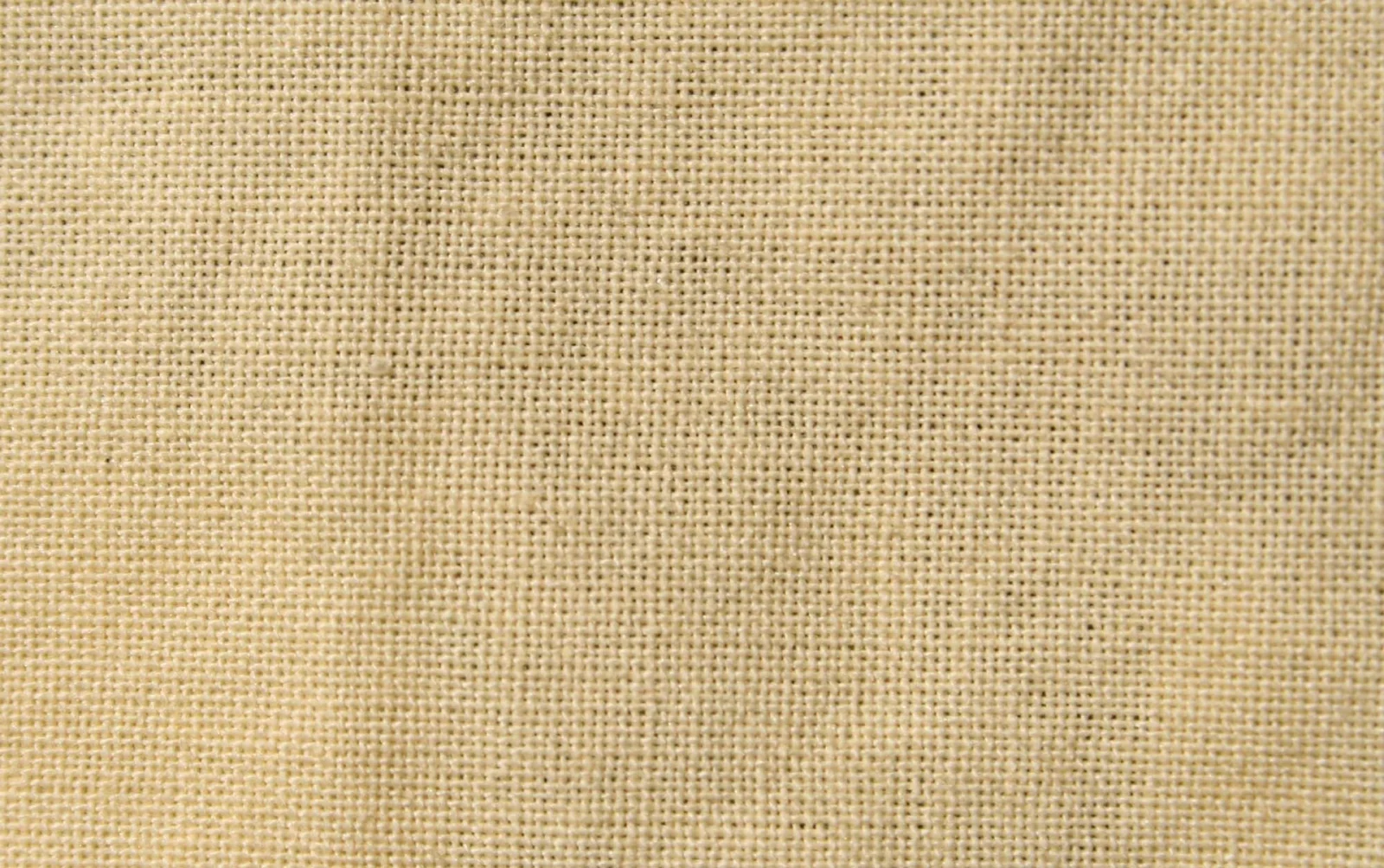 Fotografia concettuale di un tessuto a tela a trama fitta in primo piano, che mostra la struttura di base del legamento tafetano con fili di colore beige.